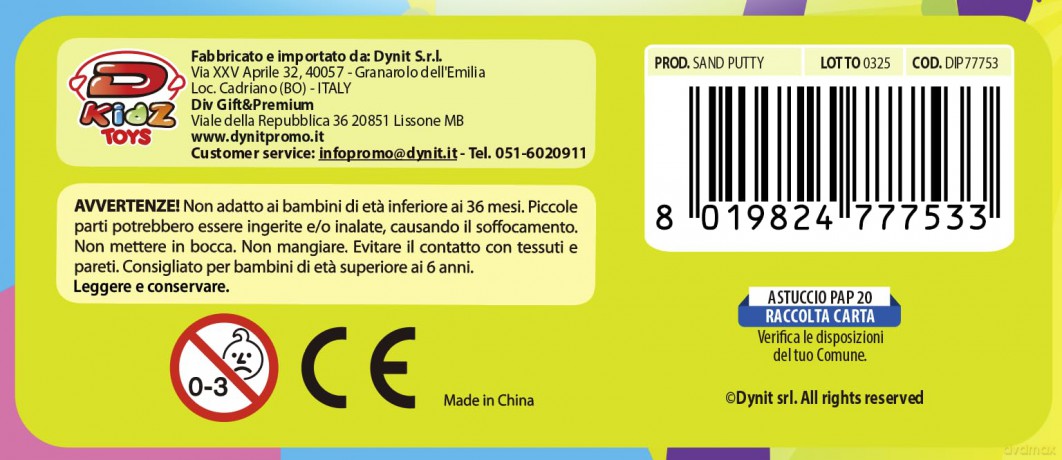 Dynit: Putty Spiaggia (Assortimento)