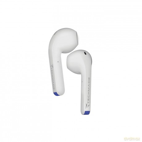 Earbuds Auricolari Bt Bianco/Blu