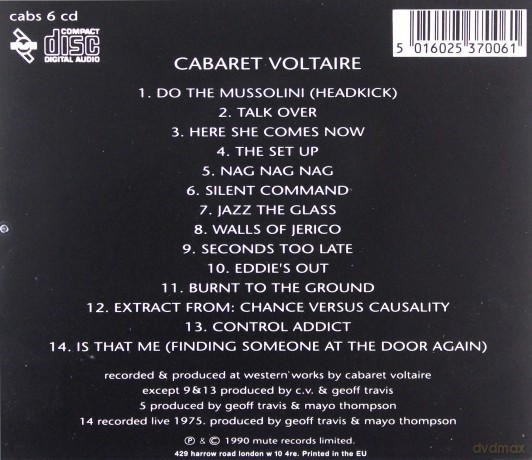 Cabaret Voltaire: The Living Legends [CD]
