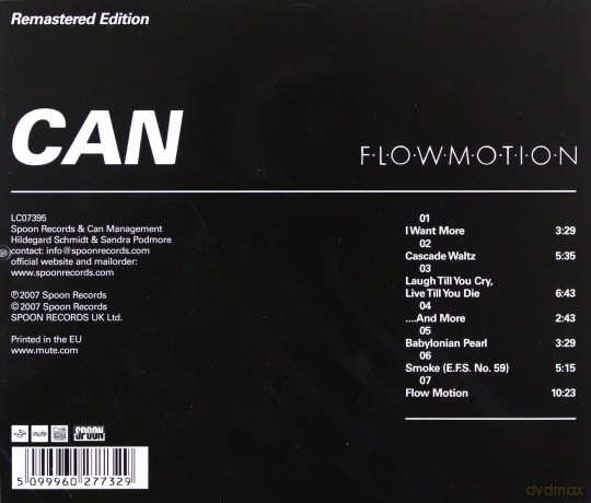 Can: Flow Motion [CD]