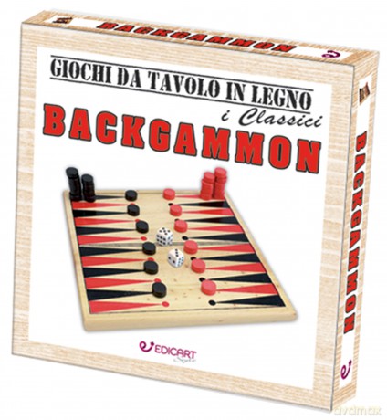 Edicart: Giochi In Legno - Backgammon