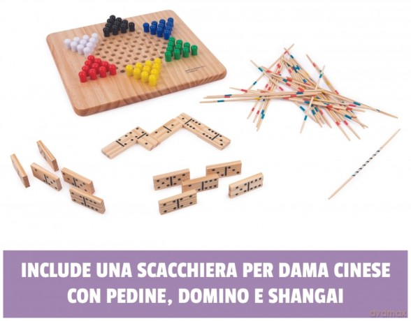 Editrice Giochi: 6 Giochi Riuniti In Legno