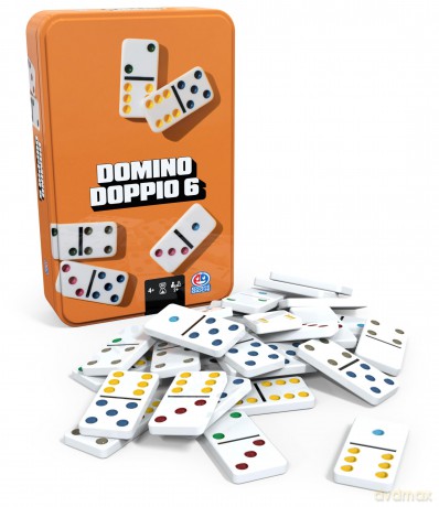 Editrice Giochi: Domino Da Viaggio, In Confezione Metallo