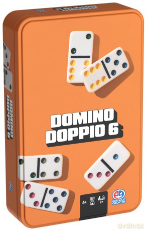 Editrice Giochi: Domino Da Viaggio, In Confezione Metallo