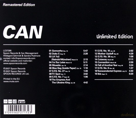 Can: Unlimited Edition [CD]