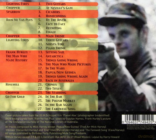 Mick Harvey: Motion Picture Music 94-05 [CD]