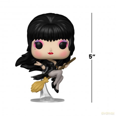 Elvira Pop! Icons Vinyl Figur Elvira Broom 9 Cm