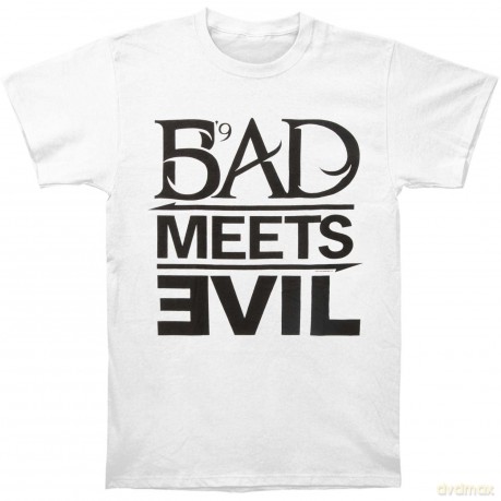 Eminem Men's Tee: Bad Meets Evil (Medium)