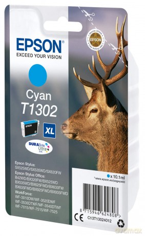 Epson "Stag" Ink Cartridge For Workforce Wf-3520dwf Series - Cyan