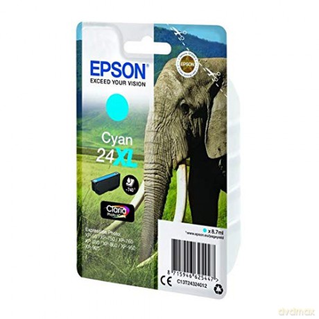 Epson 24xl Serie Elefante Cartuccia Getto D'Inchiostro, Giallo