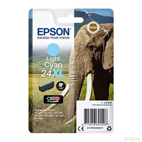 Epson 24xl Serie Elefante Cartuccia Getto D'Inchiostro, Magenta
