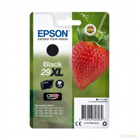 Epson 29 Xl Serie Fragola Cartuccia Originale, Xl, Nero