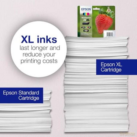 Epson 29 Xl Serie Fragola Cartuccia Originale, Xl, Nero