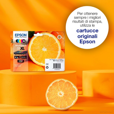 Epson 33 Claria Oranges Premium Ink Cartridge - Yellow