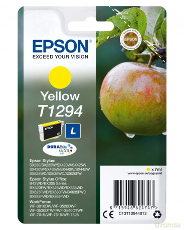 Epson Apple Ink Cartridge For Workforce Wf-3520dwf Series - Yellow