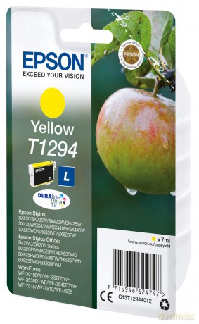 Epson Apple Ink Cartridge For Workforce Wf-3520dwf Series - Yellow