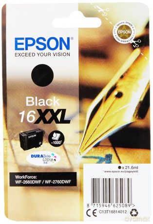 Epson C13t16814012 Cartuccia D'Inchiostro, Nero