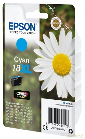 Epson C13t18124012 Claria Home Cartuccia A.R. Rs 18xl/Margherita, Ciano