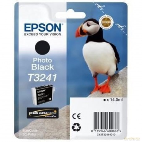 Epson C13t32414010 Ink Cartridge For Photo Printer - Black