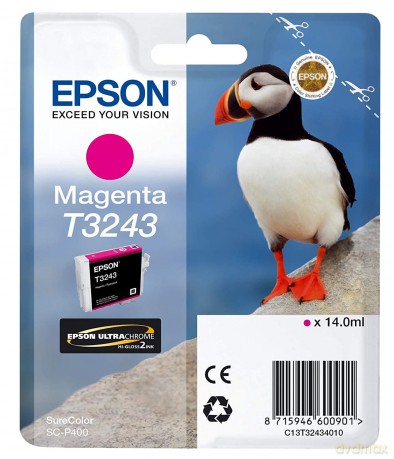 Epson C13t32434010 Ink Cartridge For Printer - Magenta