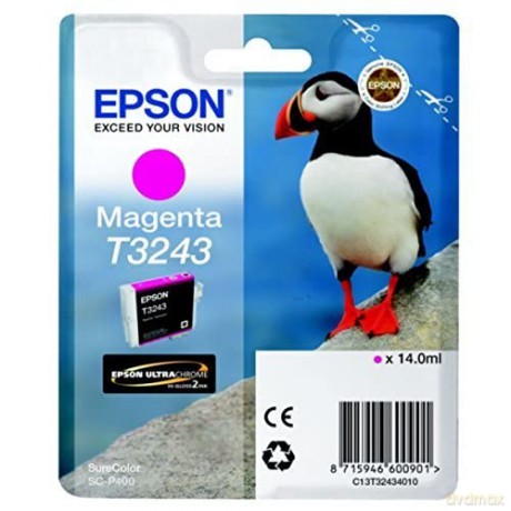 Epson C13t32434010 Ink Cartridge For Printer - Magenta