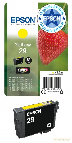 Epson Claria No.29 Home Strawberry Ink Cartridge - Standard, Yellow