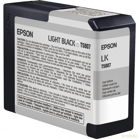 Epson Ink Cartridge 80ml - Light Black