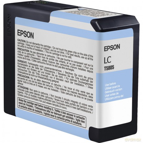 Epson Ink Cartridge 80ml - Light Cyan- C13t580500