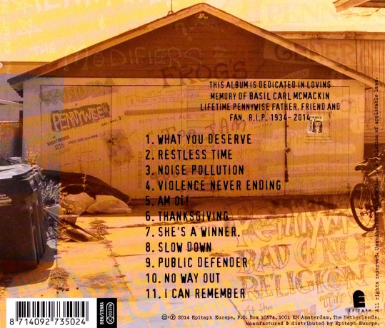 Yesterdays: Pennywise [CD]