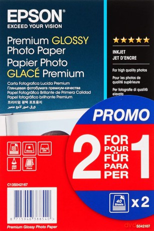 Epson Premium Glossy Photo Paper In Bogof Promo Pack