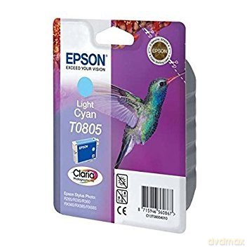 Epson T0805 7.4ml Ink Cartridge - Light Cyan