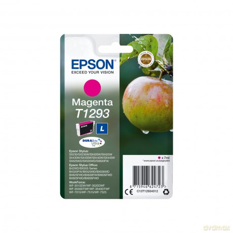 Epson T1293 Cartuccia Inkjet Ink Pigmentato, Blister Rs Mela-L, Magenta