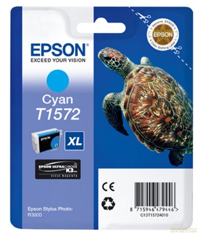 Epson T1572 Print Cartridge - Cyan