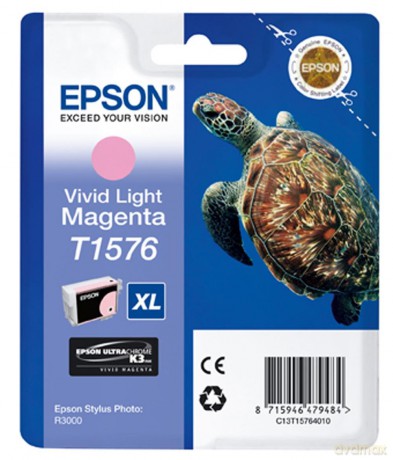 Epson T1576 - Print Cartridge - 1 X Vivid Light Magenta