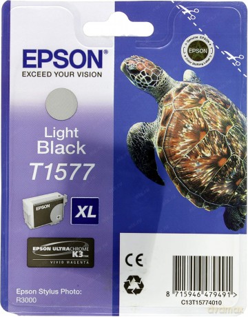 Epson T1577 - Print Cartridge - 1 X Light Black