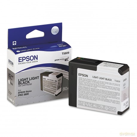 Epson T5809 Ultrachrome K3 Light Light Black Cartridge Ink