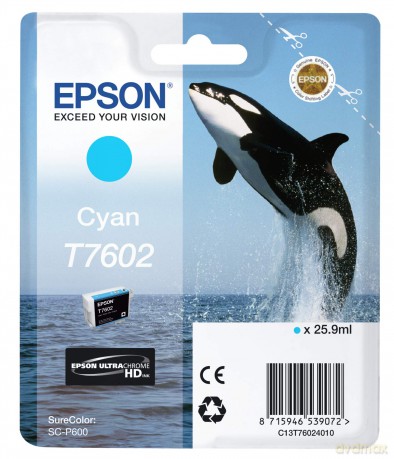 Epson T7602 Ink Cartridge - Cyan