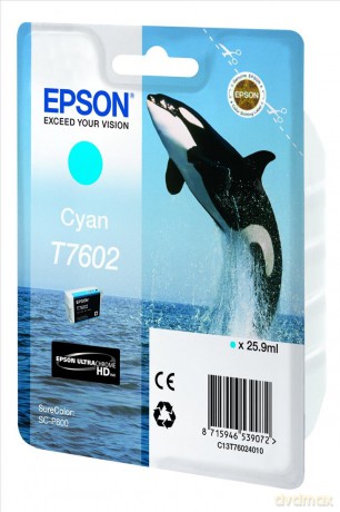 Epson T7602 Ink Cartridge - Cyan