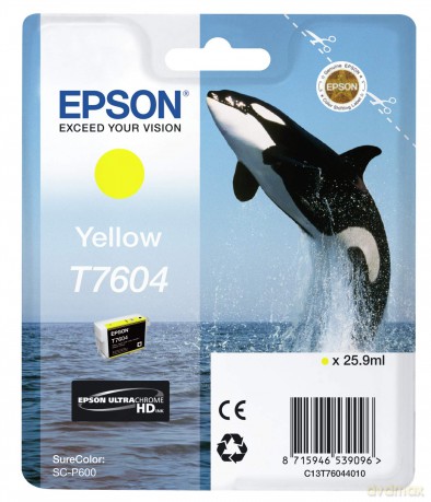Epson T7604 Ink Cartridge - Yellow