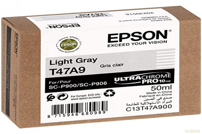 Epson Tintenpatrone Light Gray T 47a9 50 Ml Ultrachrome Pro 10