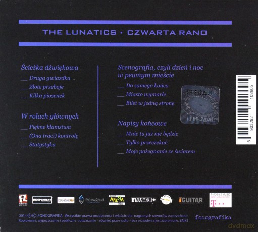 The Lunatics: Czwarta Rano [CD]