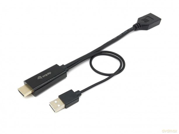 Equip Hdmi Adapter Displayport St/Bu 0.15m 4k/60h