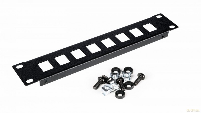 Equip Patchpanel 10 Mit Keystone Montage 1u, Schw