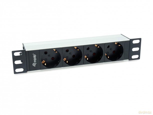 Equip Steckdosenleiste 10(1he)4fach Schuko.Cee 1,
