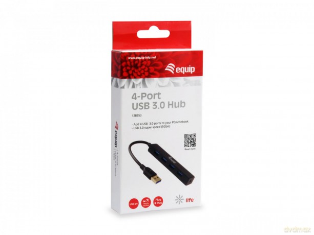 Equip Usb-Hub 4-Port 3.0 ->4x3.0 Ohne Netzte