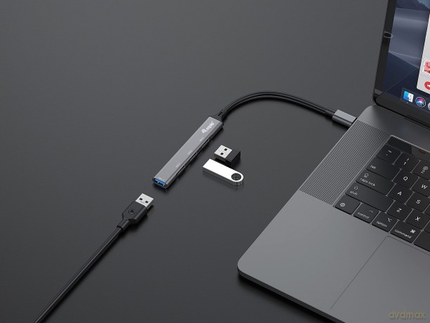 Equip Usb-Hub 4-Port 3.1/C->1x3.0/3x2.0 O.Netzte