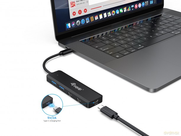 Equip Usb-Hub 4-Port 3.2/C->2x Usb-C,2x Usb-A O.Ne