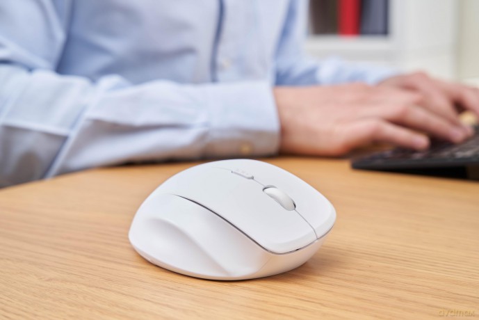 Ergonomic Wireless Mouse Nilox Whit