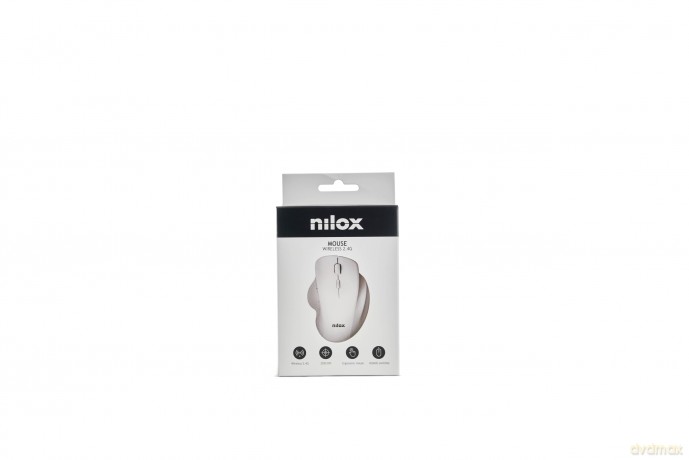 Ergonomic Wireless Mouse Nilox Whit