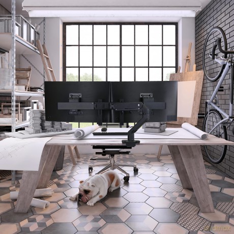 Ergotron Hx - Bevestigingskit (Handgreep, Scharnierarm, Bureauklembevestiging, P